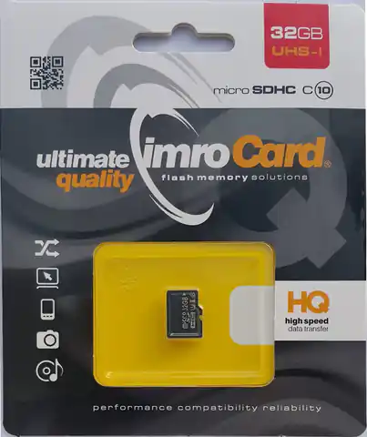 ⁨IMRO 10/32G UHS-I Speicherkarte 32 GB MicroSDHC Klasse 10⁩ im Wasserman.eu
