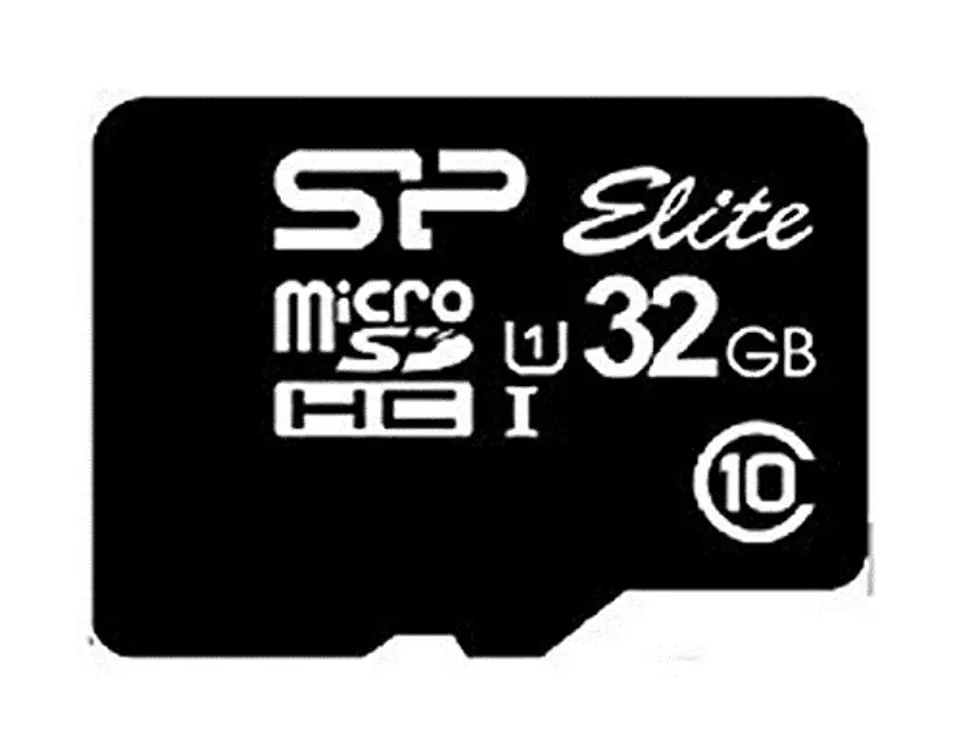 ⁨Karta pamięci Silicon Power microSDHC Elite 32GB CL10 UHS-1 (U1) + ADAPTER microSD-SD (SP032GBSTHBU1V10SP)⁩ w sklepie Wasserman.eu