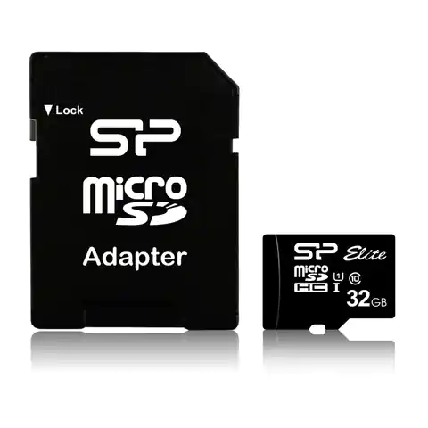 ⁨Silicon Power Elite Speicherkarte 32 GB MicroSDHC Klasse 10 UHS-I⁩ im Wasserman.eu