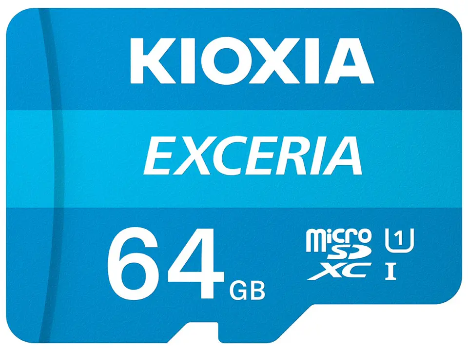 ⁨Kioxia Exceria memory card 64 GB MicroSDXC Class 10 UHS-I⁩ at Wasserman.eu