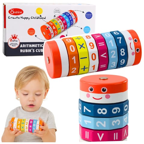 ⁨Edukacyjny Walec Matematyczny Dla Dzieci Układanka Nuka Liczenia⁩ w sklepie Wasserman.eu