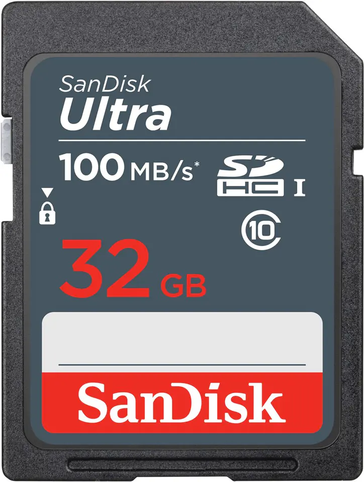 ⁨SanDisk Ultra 32GB SDHC Mem Card 100MB/s memory card UHS-I Class 10⁩ at Wasserman.eu