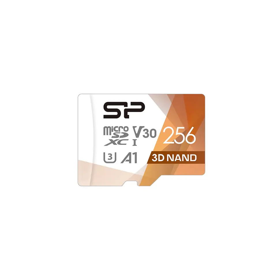 ⁨Karta pamięci Silicon Power microSDXC Superior Pro 256GB V30 UHS-1 U3 A1 + ADAPTER microSD-SD (SP256GBSTXDU3V20AB)⁩ w sklepie Wasserman.eu