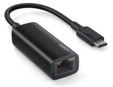 Karta sieciowa przewodowa AUKEY Karta sieciowa CB-A30 aluminiowa USB-C Gigabit 10/100/1000 Mbps RJ45 | 1 Gb/s | USB 3.0 Typ C | diody LED CB-A30 w sklepie Wasserman.eu