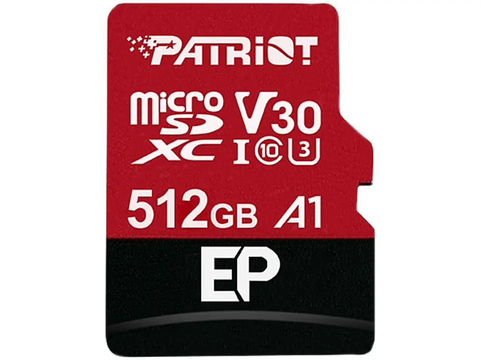 ⁨Patriot Memory PEF512GEP31MCX memory card 512 GB MicroSDXC Class 10⁩ at Wasserman.eu