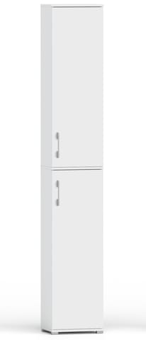 Szafa biurowa Pola 215 - 2D 40 cm biała mat / połysk w sklepie Wasserman.eu