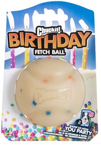 ⁨Chuckit! Birthday Fetch Ball Medium [60118]⁩ w sklepie Wasserman.eu