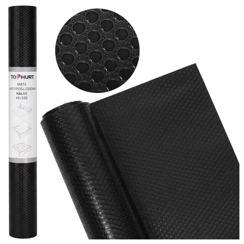 ⁨Mata antypoślizgowa do szuflad HALVE 48 x 500 czarna⁩ w sklepie Wasserman.eu