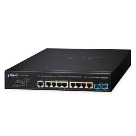 ⁨Planet 8 Port L2+ Managed PoE AV⁩ w sklepie Wasserman.eu