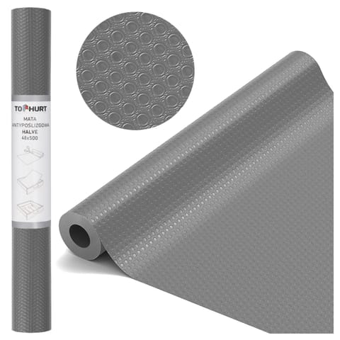 ⁨Mata antypoślizgowa do szuflad HALVE 48 x 500 szara⁩ w sklepie Wasserman.eu