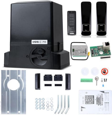 ⁨Zestaw Delta 3 SMART - FAAC 741 (Wi-Fi+LAN+BLE) do 900kg bram przesuwnych⁩ w sklepie Wasserman.eu