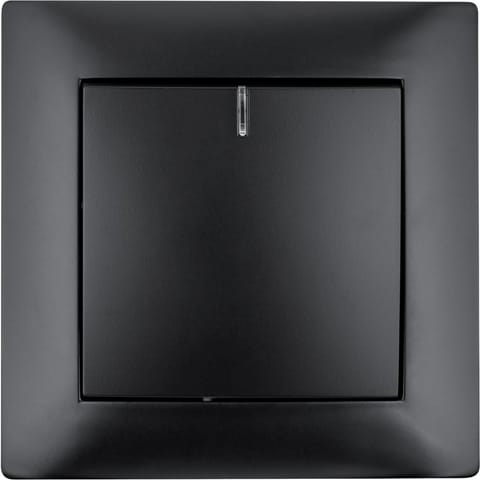 ⁨Łącznik pojedynczy z podświetleniem VCX WESA LC 03C Czarny⁩ w sklepie Wasserman.eu