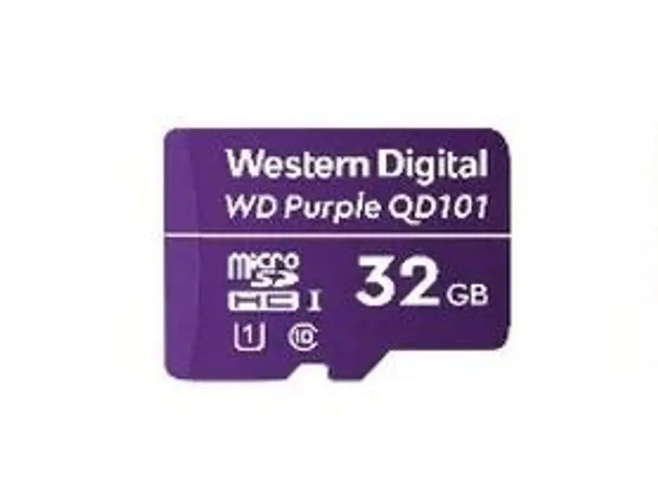 ⁨Karta pamięci WD Purple microSDXC WDD032G1P0C (32GB; Class 10, Class U1)⁩ w sklepie Wasserman.eu