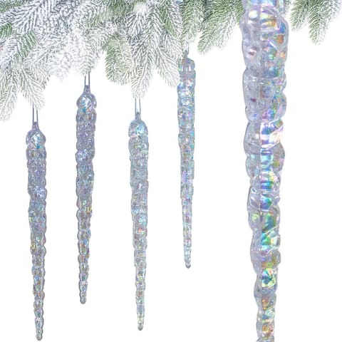 ⁨SOPLE LODU OPALIZUJĄCE DEKORACJA WISZĄCA 22 CM 4 SZT⁩ w sklepie Wasserman.eu