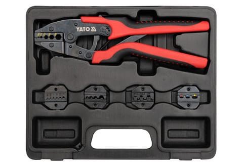 ⁨YATO CONNECTOR PLIERS + 5 DIES 2245⁩ at Wasserman.eu