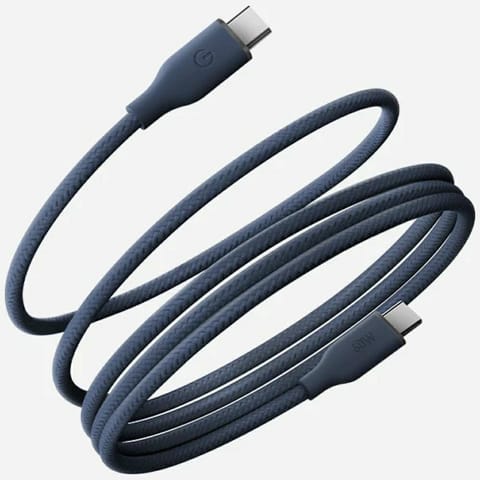 ⁨Kabel Energea Helix 60 USB-C do USB-C    magnetyczny 480Mbps 60W 1.5m niebieski⁩ w sklepie Wasserman.eu