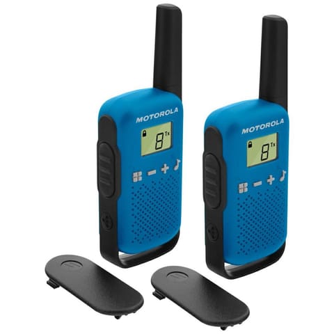 ⁨Zestaw Walkie Talkie Motorola T42 UDS    2szt niebieski⁩ w sklepie Wasserman.eu