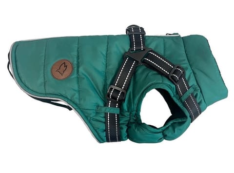 ⁨Zolux Kurtka puchowa z szelkami dla psa R.30 niebieska⁩ w sklepie Wasserman.eu