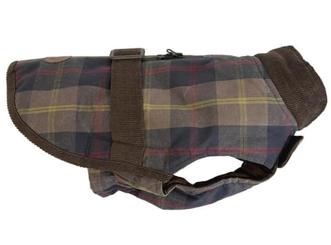 ⁨Zolux Kurtka w kratę dla psa Cheverny R.30 brązowa⁩ w sklepie Wasserman.eu