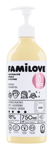 ⁨YOPE Familove Naturalne Mydło w płynie - Kwitnąca Bergamotka 750 ml⁩ w sklepie Wasserman.eu