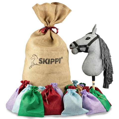 ⁨Zestaw Świąteczny Hobby Horse - The Best of Skippi - z szarym koniem⁩ w sklepie Wasserman.eu
