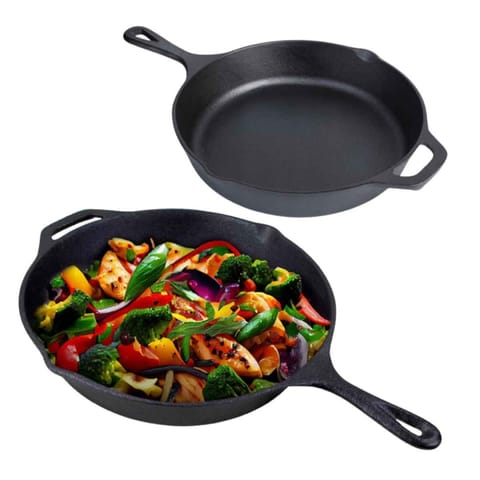 ⁨PATELNIA ŻELIWNA HAGE 31cm Z UCHEM INDUKCJA⁩ w sklepie Wasserman.eu