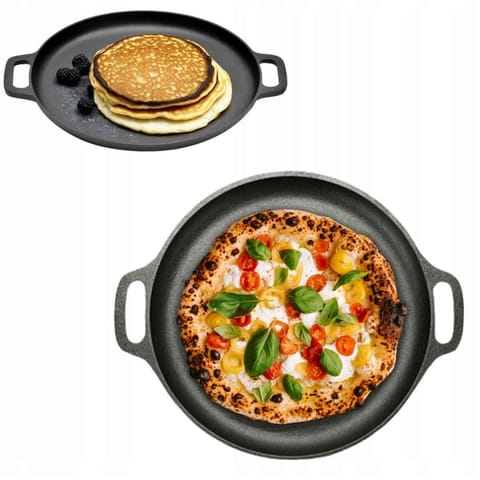 ⁨PATELNIA ŻELIWNA TALERZ DO PIZZY HAGE 30cm INDUKCJA⁩ w sklepie Wasserman.eu