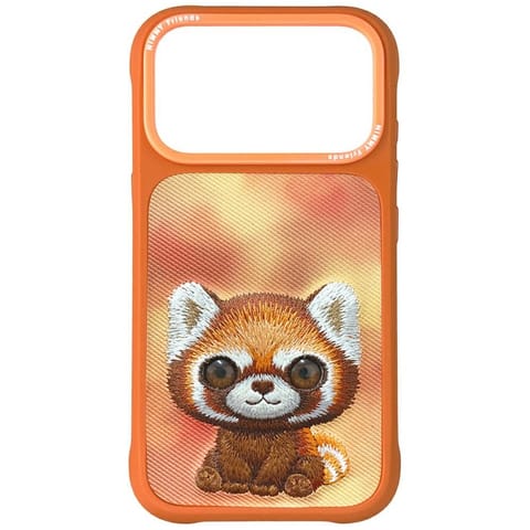 ⁨Etui Nimmy Big Eyed Pet 2.0 Raccoon do   iPhone 17 Pro pomarańczowy⁩ w sklepie Wasserman.eu