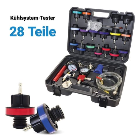 ⁨Tester układu chłodzenia BITUXX 28 el. diagnostyczny pompy próżniowa i ciśnieniowa⁩ w sklepie Wasserman.eu