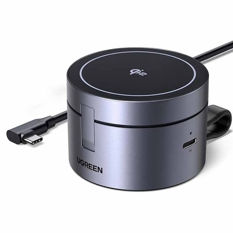 ⁨Magnetyczna ładowarka 3in1 UGREEN 25W USB-C W712 (czarna)⁩ w sklepie Wasserman.eu