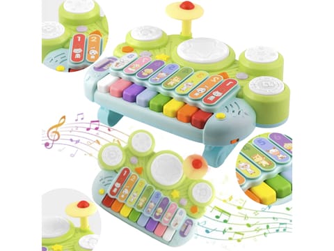 ⁨Ksylofon Cymbałki Perkusja Pianinko Dla Dzieci Zabawka Edukacyjna Muzyczna⁩ w sklepie Wasserman.eu