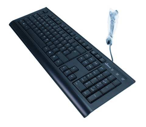 ⁨MediaRange Standard Keyboard Black US⁩ w sklepie Wasserman.eu
