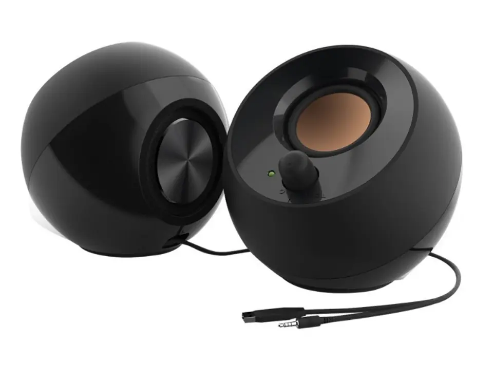 Zestaw głośników komputerowe Creative Pebble 2.0 51MF1680AA000 (2.0; kolor czarny) w sklepie Wasserman.eu