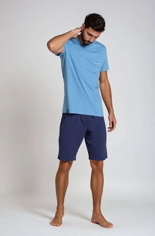 ⁨Piżama Duty 38881-95X Niebiesko-Granatowa (Rozmiar XXL)⁩ w sklepie Wasserman.eu