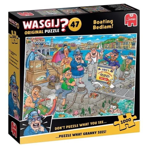 ⁨Puzzle 1000 Wasgij Jumbo Retro rejs marzeń⁩ w sklepie Wasserman.eu