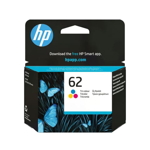 ⁨HP 62 Tri-color Original Ink Cartridge⁩ at Wasserman.eu