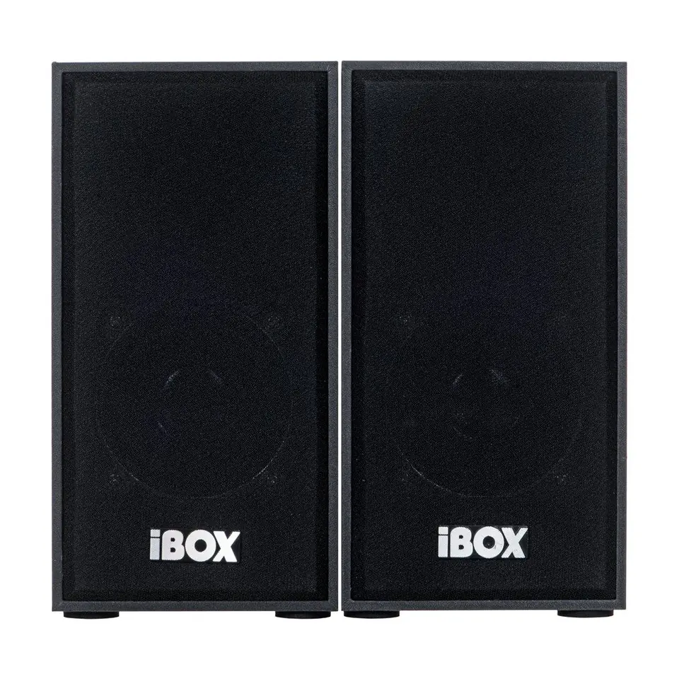 ⁨Zestaw głośników IBOX IGLSP1B (2.0; ciemne drewno)⁩ w sklepie Wasserman.eu
