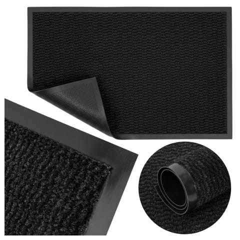 ⁨Wycieraczka do butów wejściowa pod drzwi 40x60 cm NEILA szara⁩ w sklepie Wasserman.eu