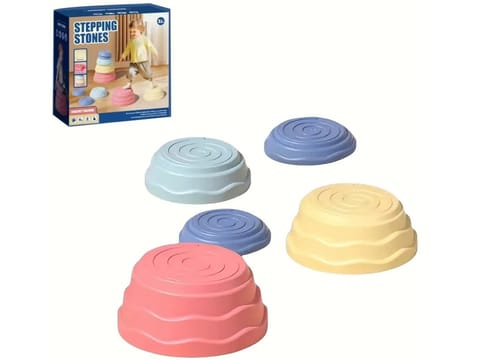 ⁨Ścieżka Sensoryczna Dla Dzieci KAMIENIE BALANSUJĄCE 5 Szt Równowaga Trening Równowagi⁩ w sklepie Wasserman.eu