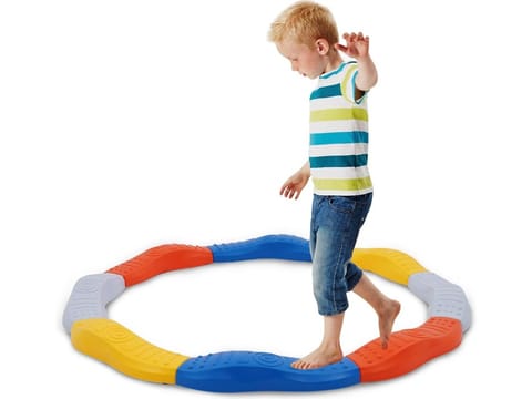 ⁨Ścieżka Sensoryczna Dla Dzieci KAMIENIE BALANSUJĄCE Do Ćwiczenia Równowagi 8 Szt Trening Równowagi⁩ w sklepie Wasserman.eu