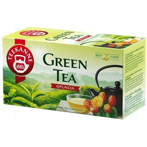 ⁨Herbata TEEKANNE zielona (20 torebek x 1,75g) Opuncja⁩ w sklepie Wasserman.eu
