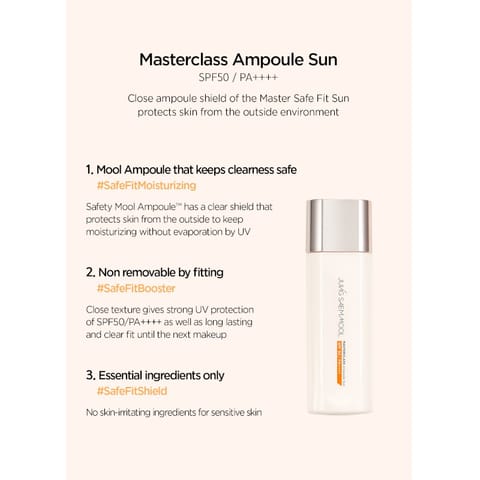 ⁨JUNG SAEM MOOL Masterclass Ampoule Sun Krem do twarzy i ciała SPF 50 ml⁩ w sklepie Wasserman.eu