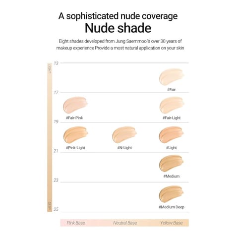 ⁨JUNG SAEM MOOL Essential Skin Nuder Cushion Podkład do twarzy + zapas Fair 2 x 14 g⁩ w sklepie Wasserman.eu