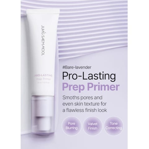 ⁨JUNG SAEM MOOL Pro-lasting Prep Primer Baza pod makijaż Bare Lavender 30 ml⁩ w sklepie Wasserman.eu
