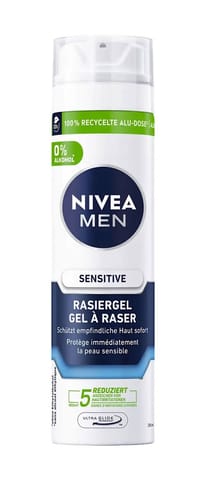 ⁨NIVEA MEN Żel do golenia SENSITIVE&⁩ w sklepie Wasserman.eu