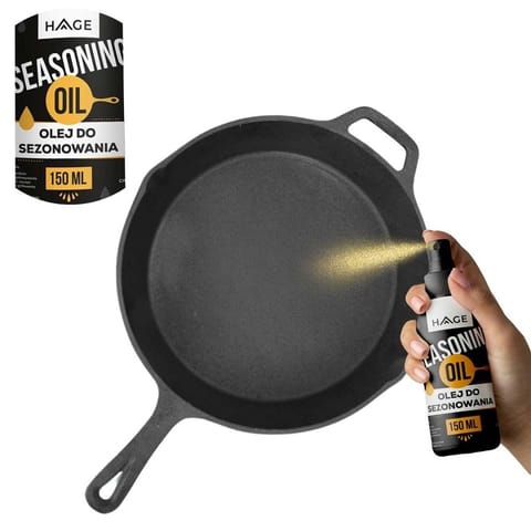 ⁨OLEJ 150ml DO KONSERWACI SEZONOWANIA NACZYĆ ŻELIWNYCH⁩ w sklepie Wasserman.eu