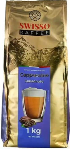 ⁨Swisso Kaffee Cappuccino Kakaonote 1kg⁩ w sklepie Wasserman.eu