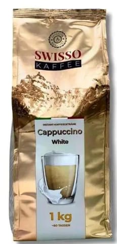 ⁨Swisso Kaffee Cappuccino White 1kg⁩ w sklepie Wasserman.eu