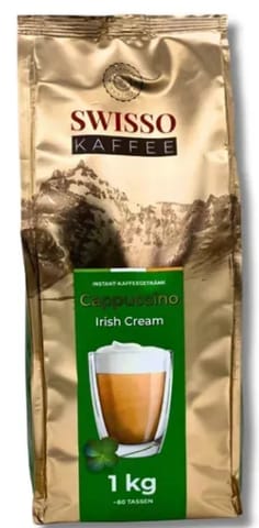 ⁨Swisso Kaffee Cappuccino Irish Cream 1kg⁩ w sklepie Wasserman.eu