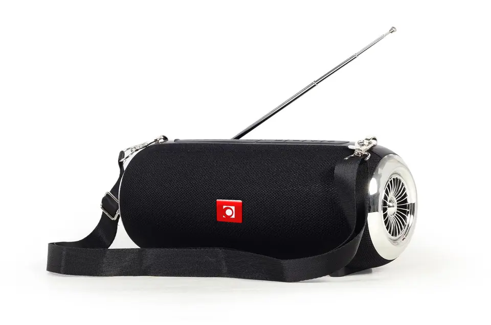 ⁨Gembird SPK-BT-17 portable Bluetooth speaker with FM-radio, black⁩ at Wasserman.eu